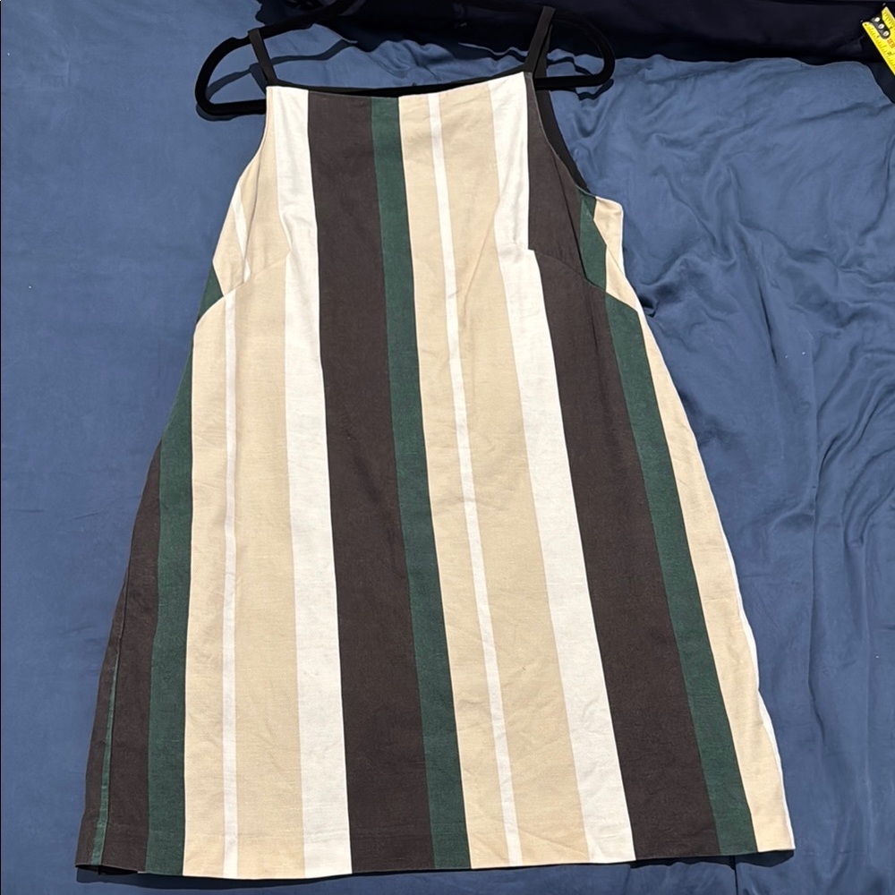 Ann Taylor Linen Boatneck Mini Dress
